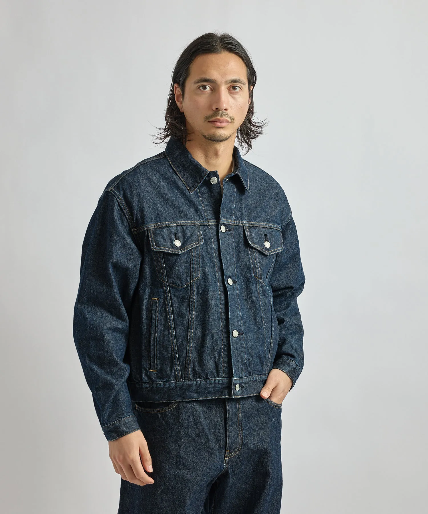 Emil Rinsed Denim Jacket sold by Saturdays New York City product image thumbnail 2