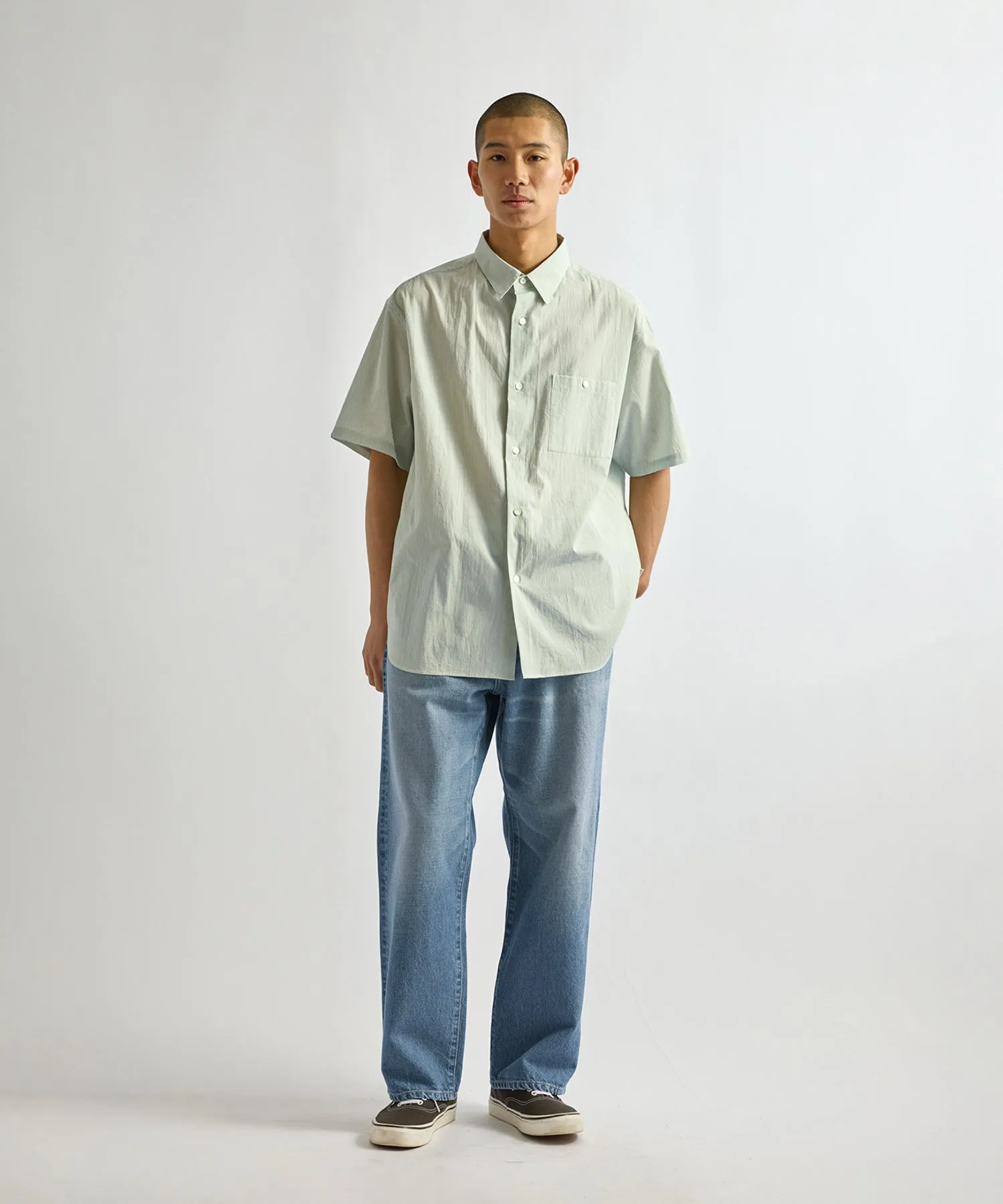 Bruce Stripe Short Sleeve Shirt sold by Saturdays New York City product image thumbnail 3