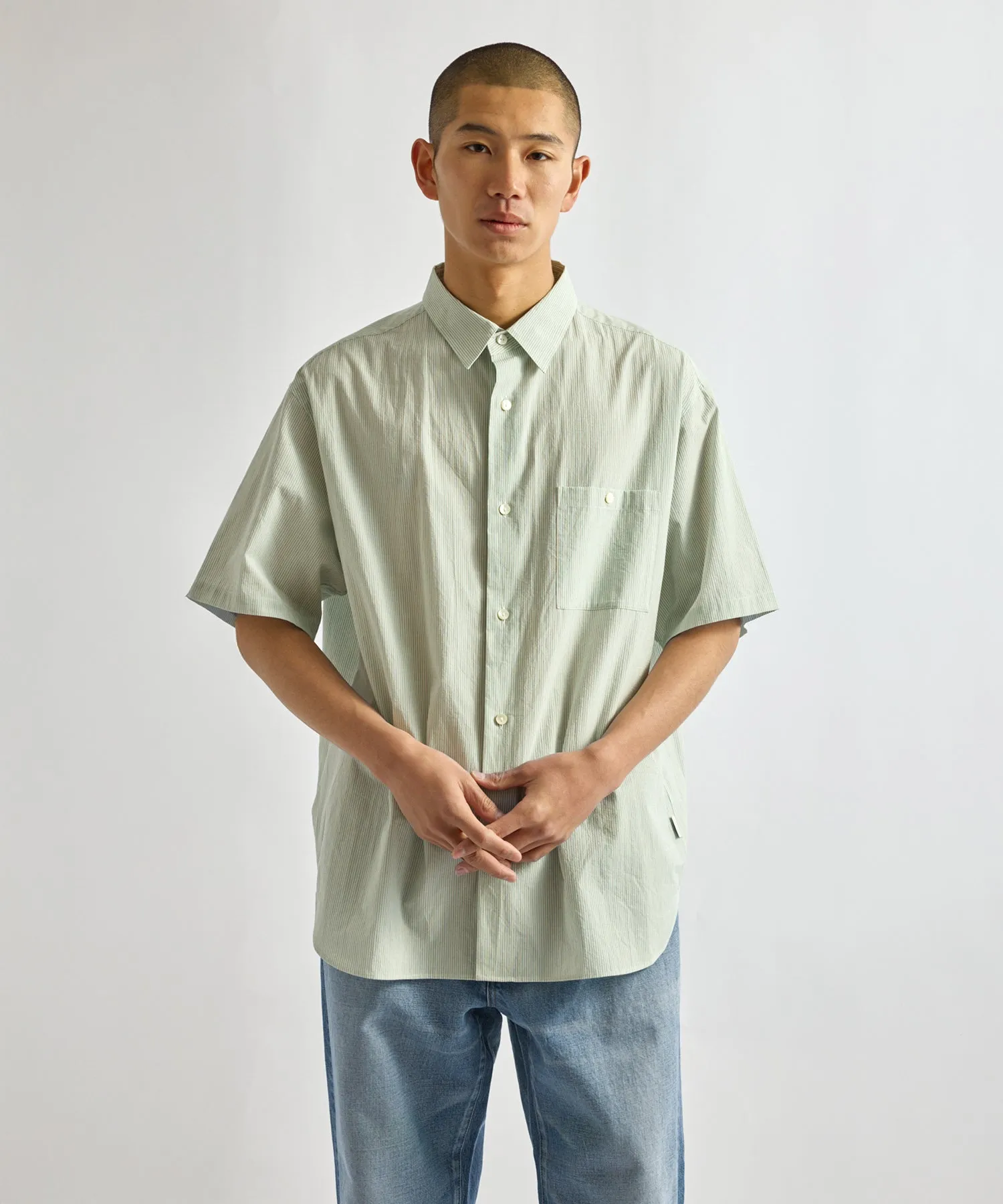 Bruce Stripe Short Sleeve Shirt sold by Saturdays New York City product image thumbnail 2