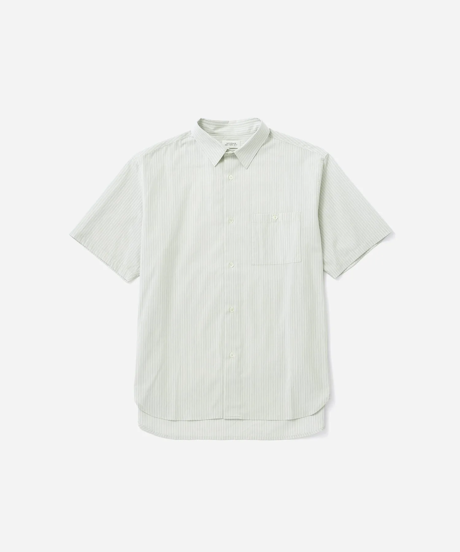 Bruce Stripe Short Sleeve Shirt sold by Saturdays New York City