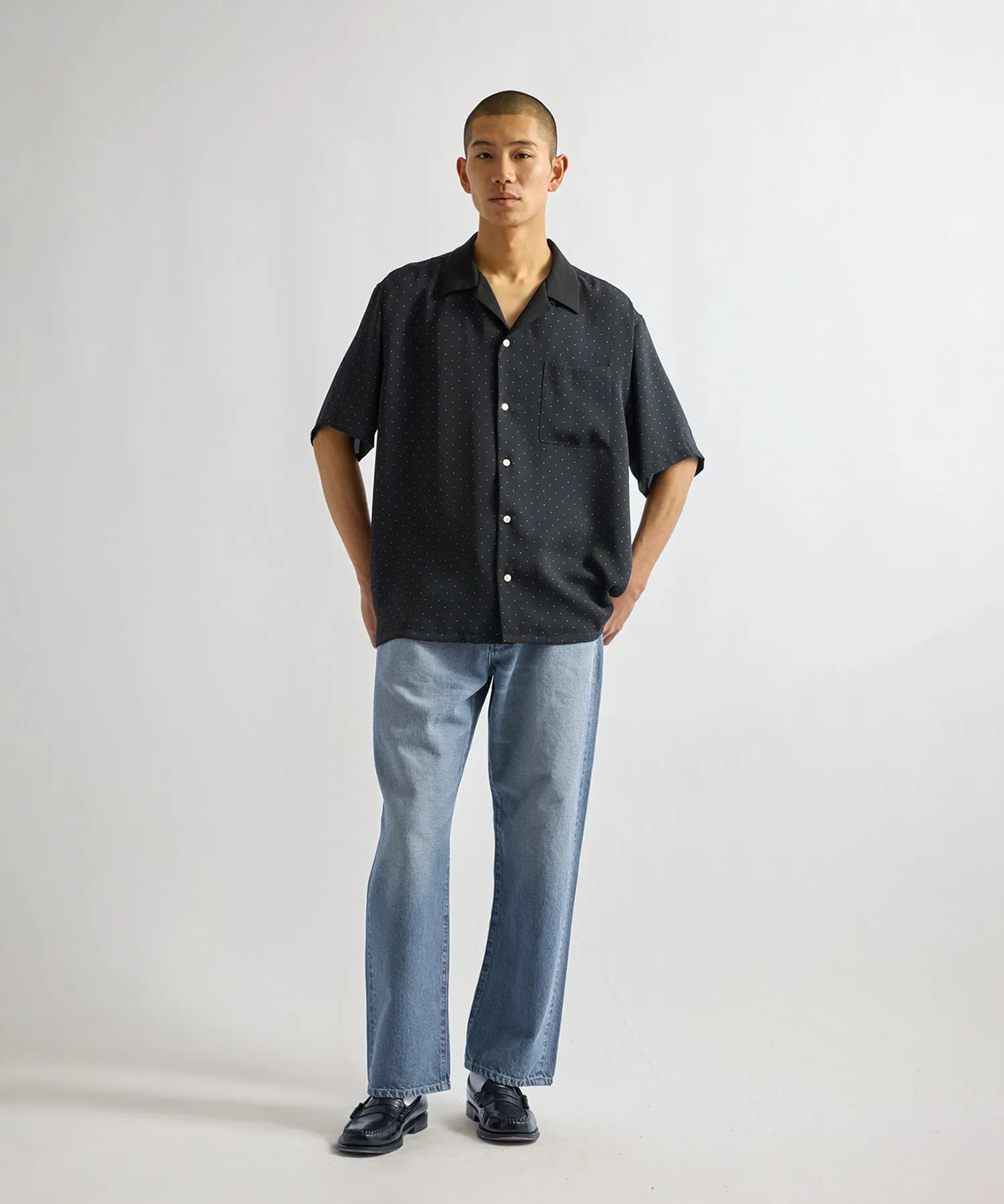 Hester Dot Print Short Sleeve Shirt sold by Saturdays New York City product image thumbnail 3