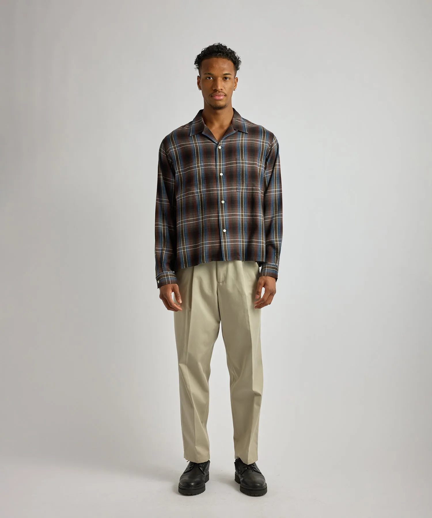 Marco Vintage Check Long Sleeve Shirt sold by Saturdays New York City product image thumbnail 3