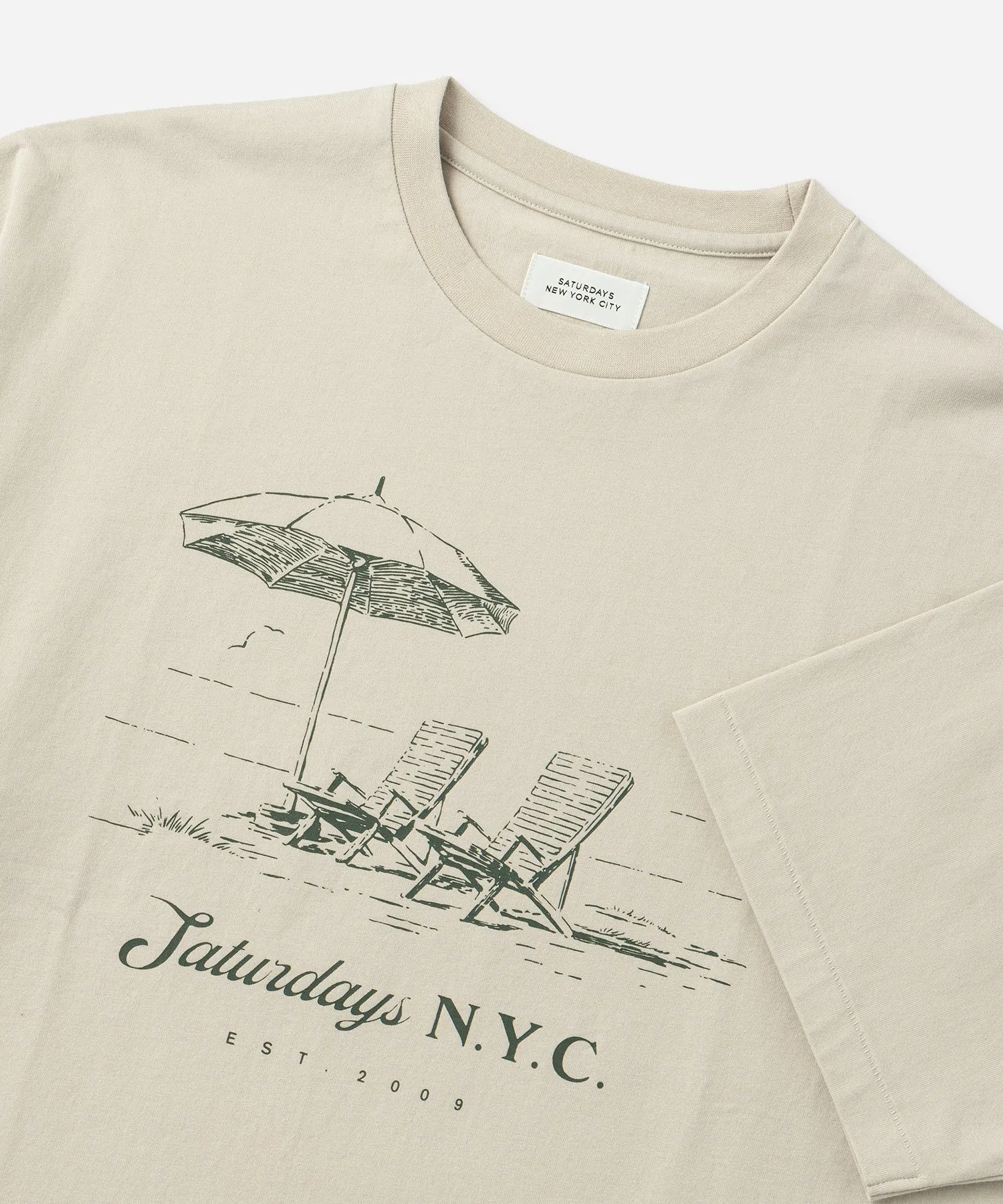 Beach Chair Ozone Wash Relaxed Tee sold by Saturdays New York City product image thumbnail 5