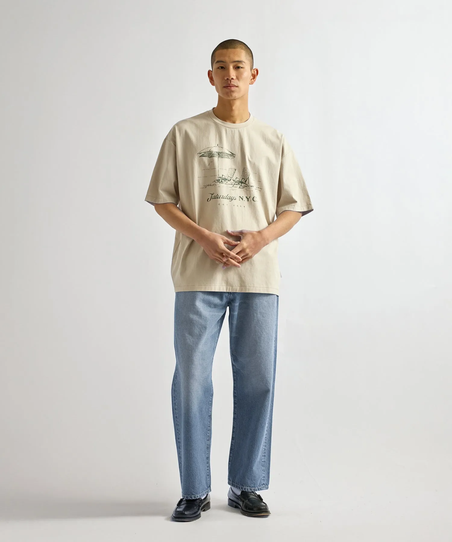 Beach Chair Ozone Wash Relaxed Tee sold by Saturdays New York City product image thumbnail 3