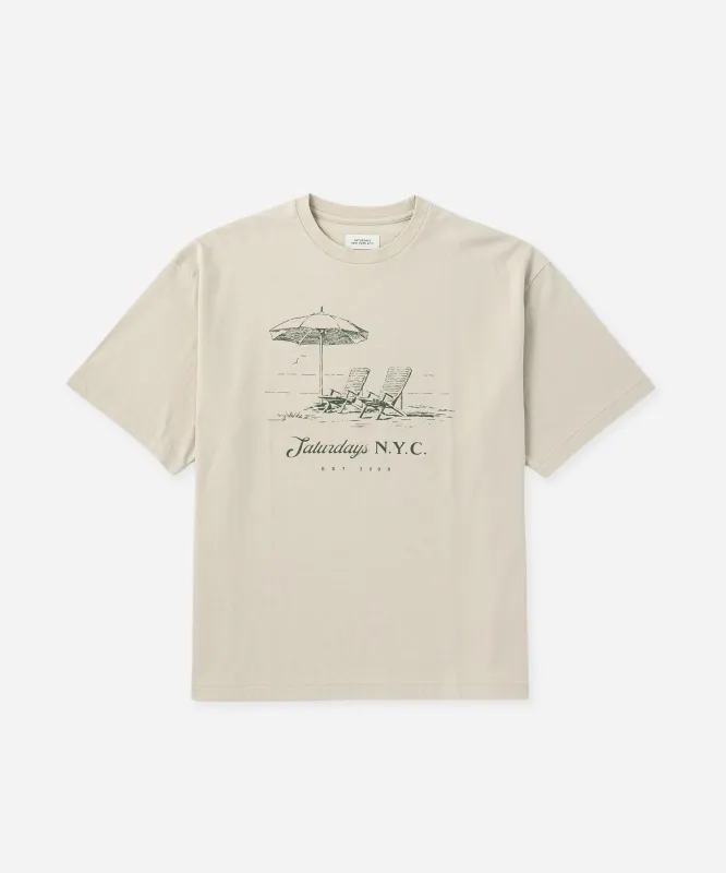 Beach Chair Ozone Wash Relaxed Tee sold by Saturdays New York City