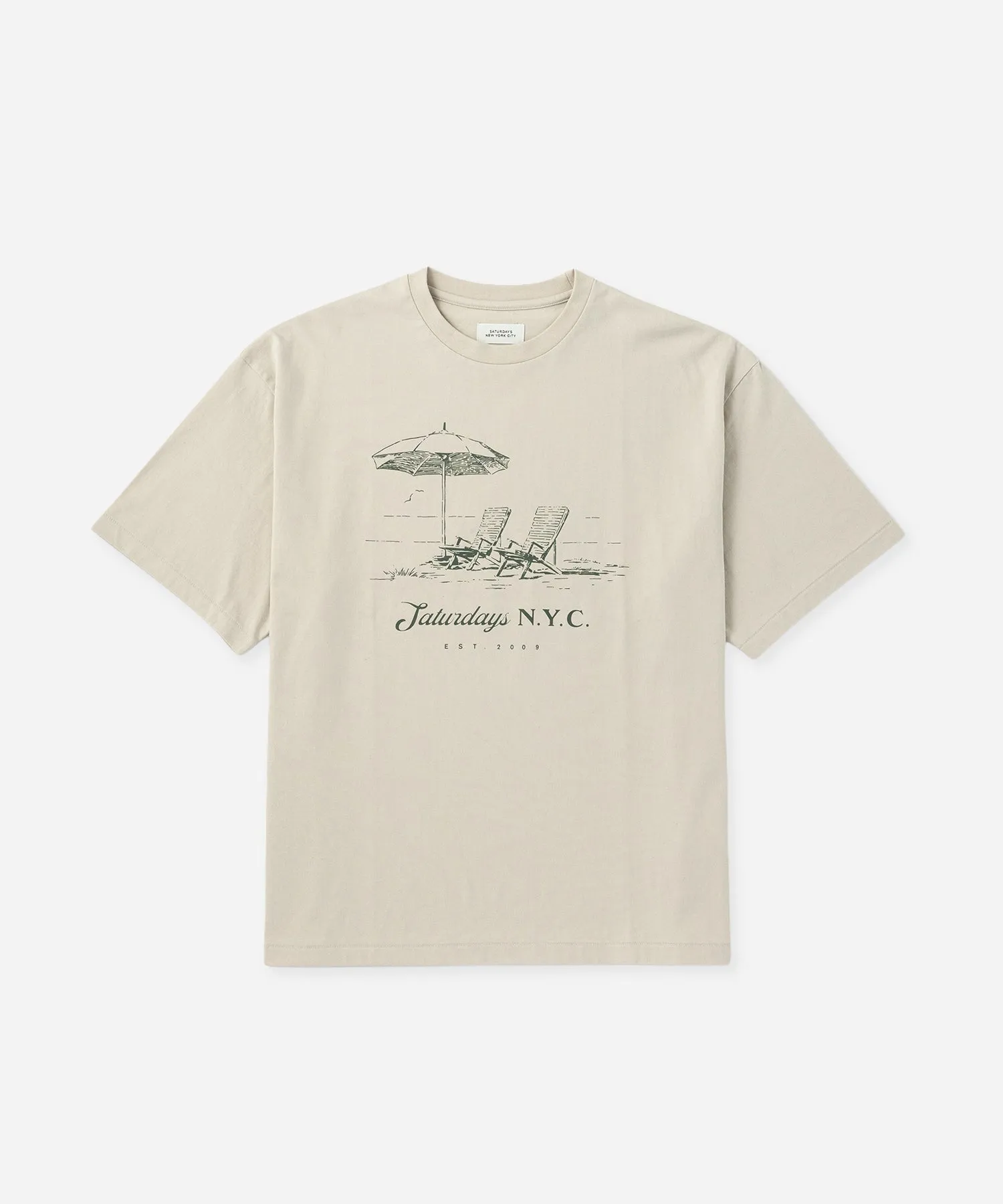 Beach Chair Ozone Wash Relaxed Tee sold by Saturdays New York City