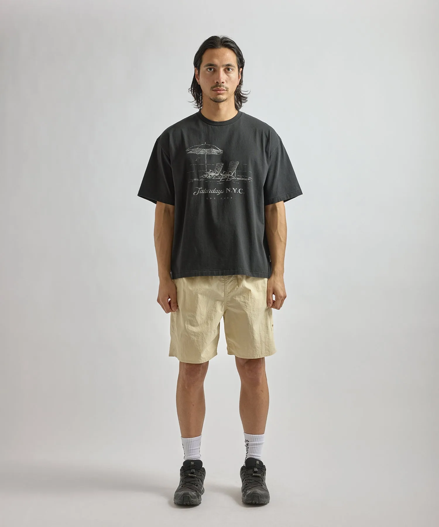 Beach Chair Ozone Wash Relaxed Tee sold by Saturdays New York City product image thumbnail 3