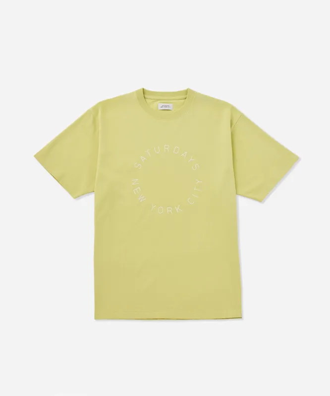 Circular Saturdays Logo Short Sleeve Tee made by Saturdays New York City
