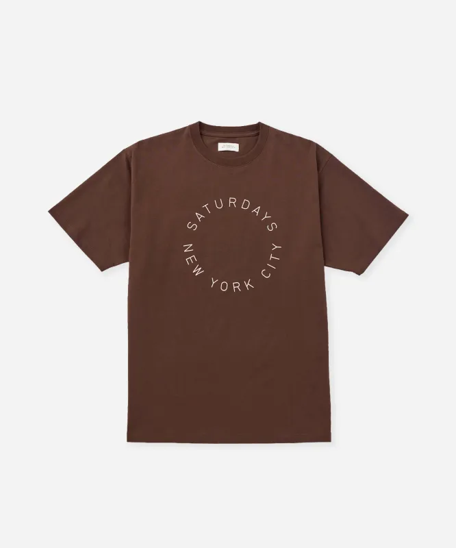 Circular Saturdays Logo Short Sleeve Tee sold by Saturdays New York City