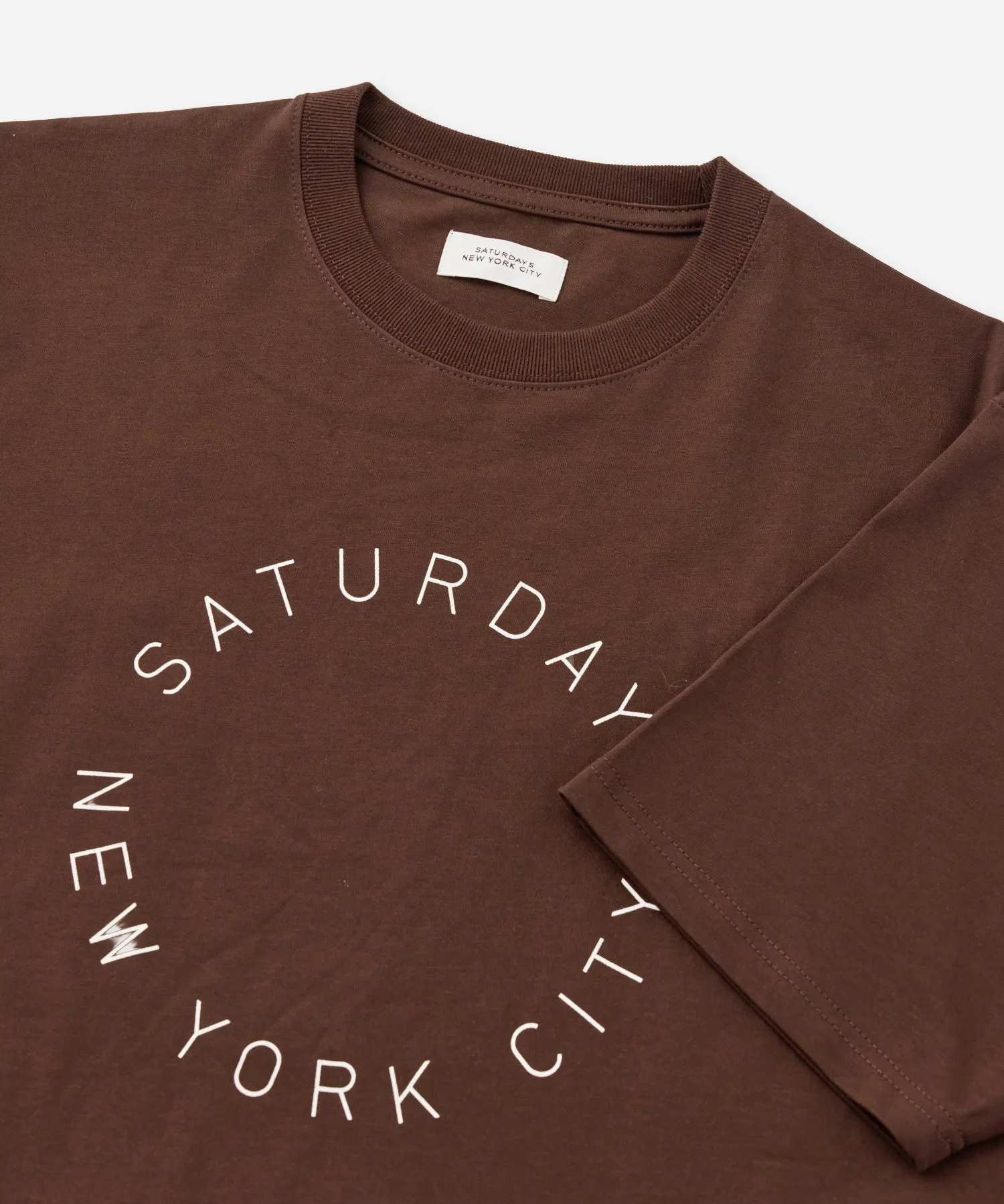Circular Saturdays Logo Short Sleeve Tee sold by Saturdays New York City product image thumbnail 5