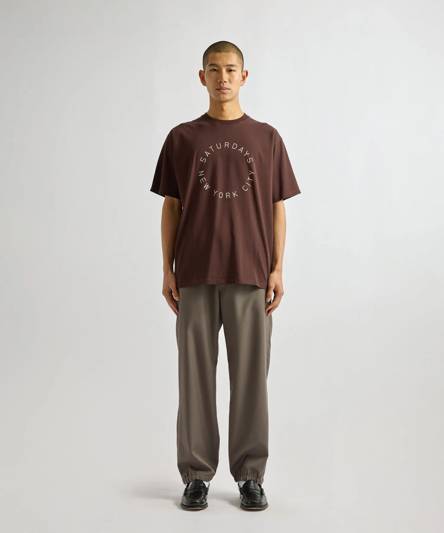 Circular Saturdays Logo Short Sleeve Tee sold by Saturdays New York City product image thumbnail 3