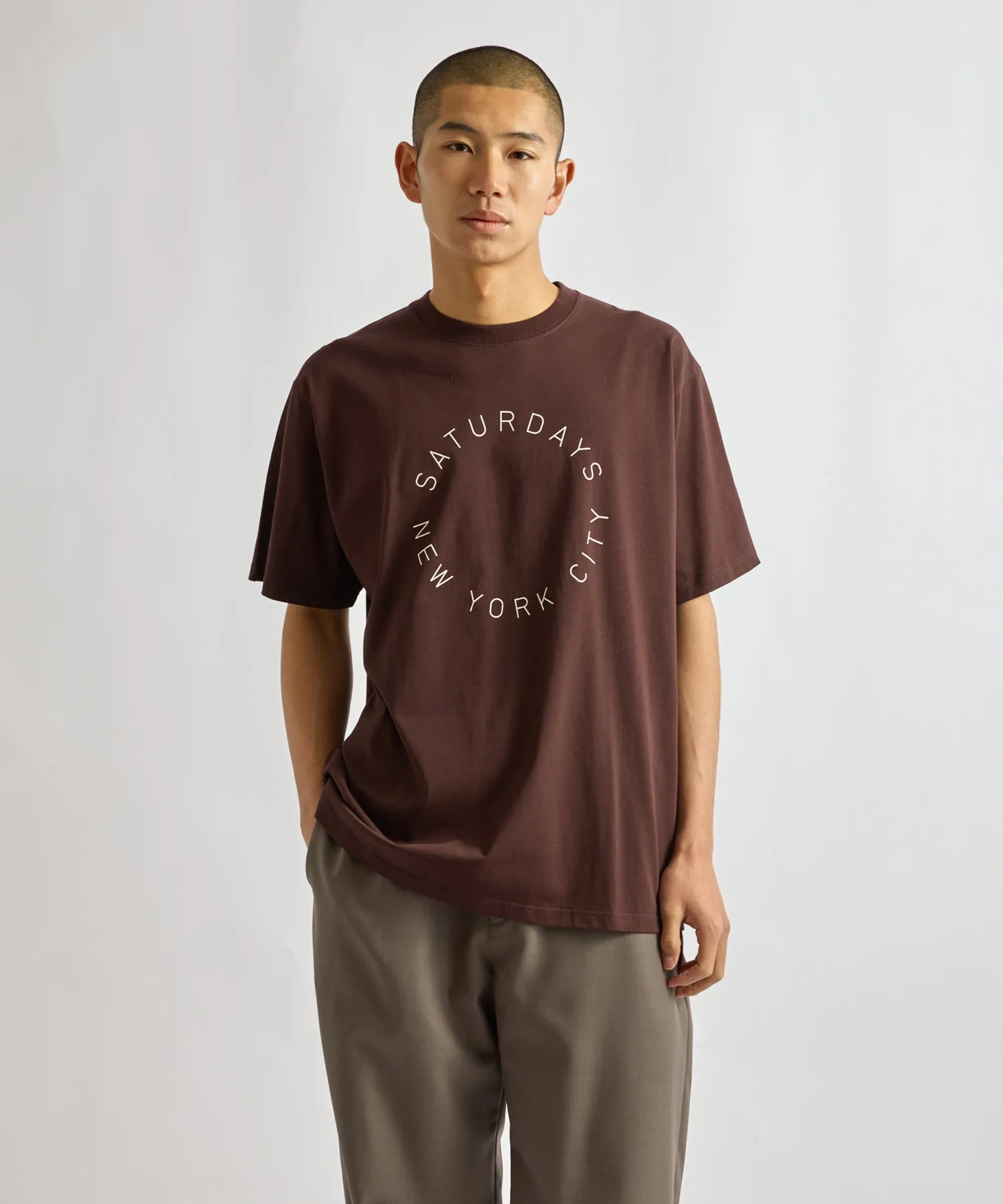 Circular Saturdays Logo Short Sleeve Tee sold by Saturdays New York City product image thumbnail 2