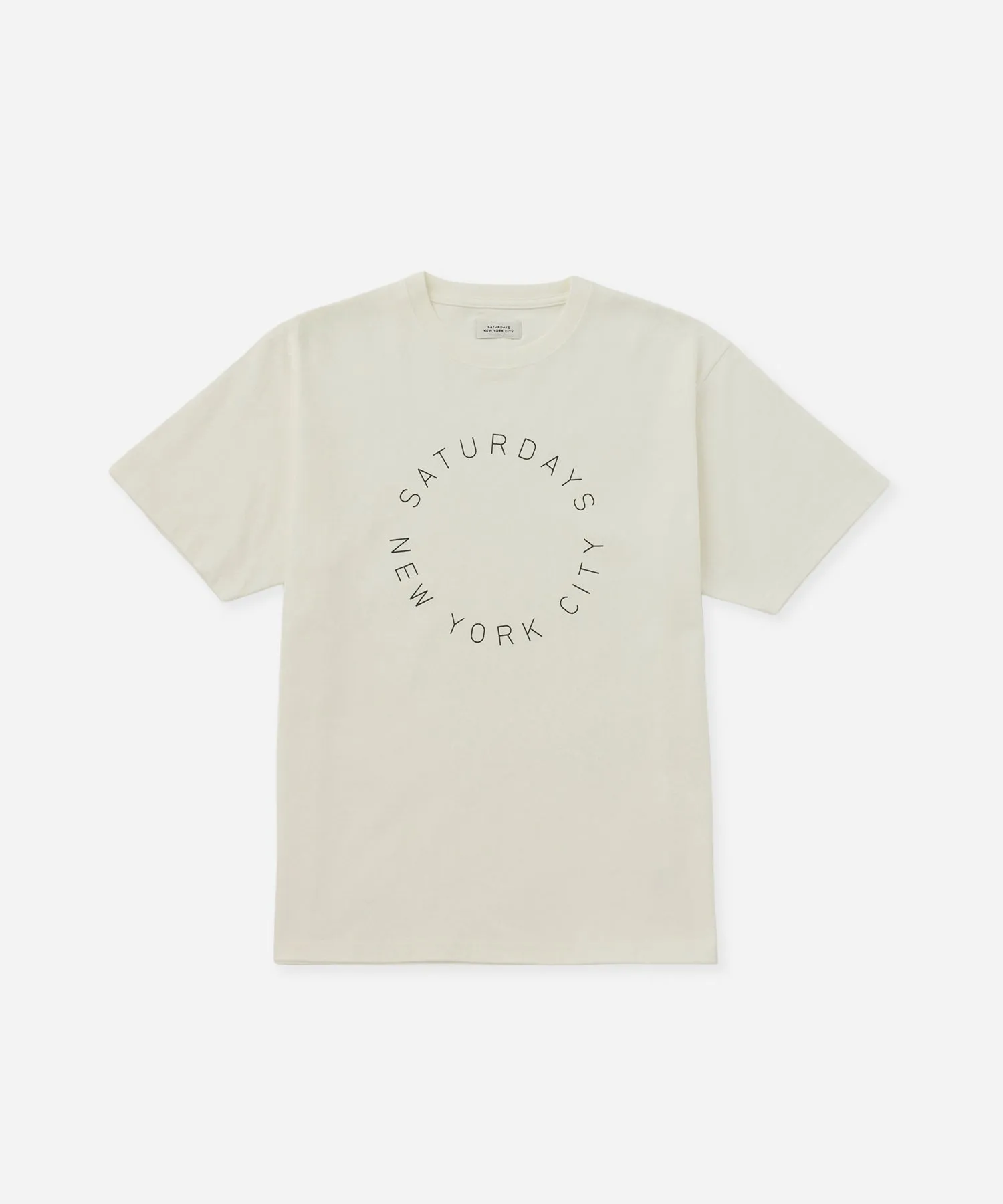 Circular Saturdays Logo Short Sleeve Tee sold by Saturdays New York City
