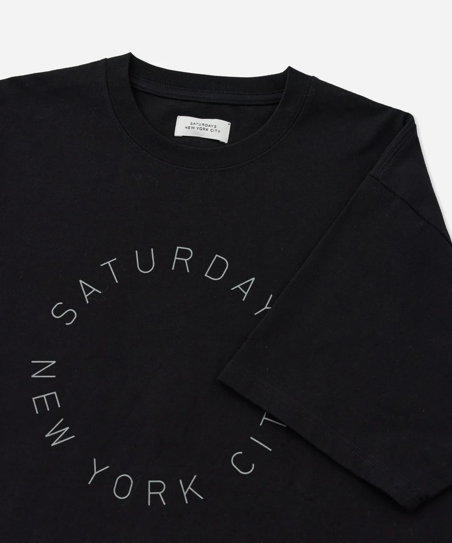 Circular Saturdays Logo Short Sleeve Tee sold by Saturdays New York City product image thumbnail 5