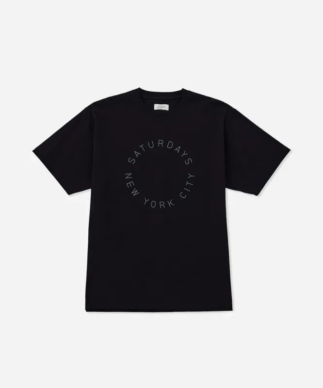 Circular Saturdays Logo Short Sleeve Tee sold by Saturdays New York City
