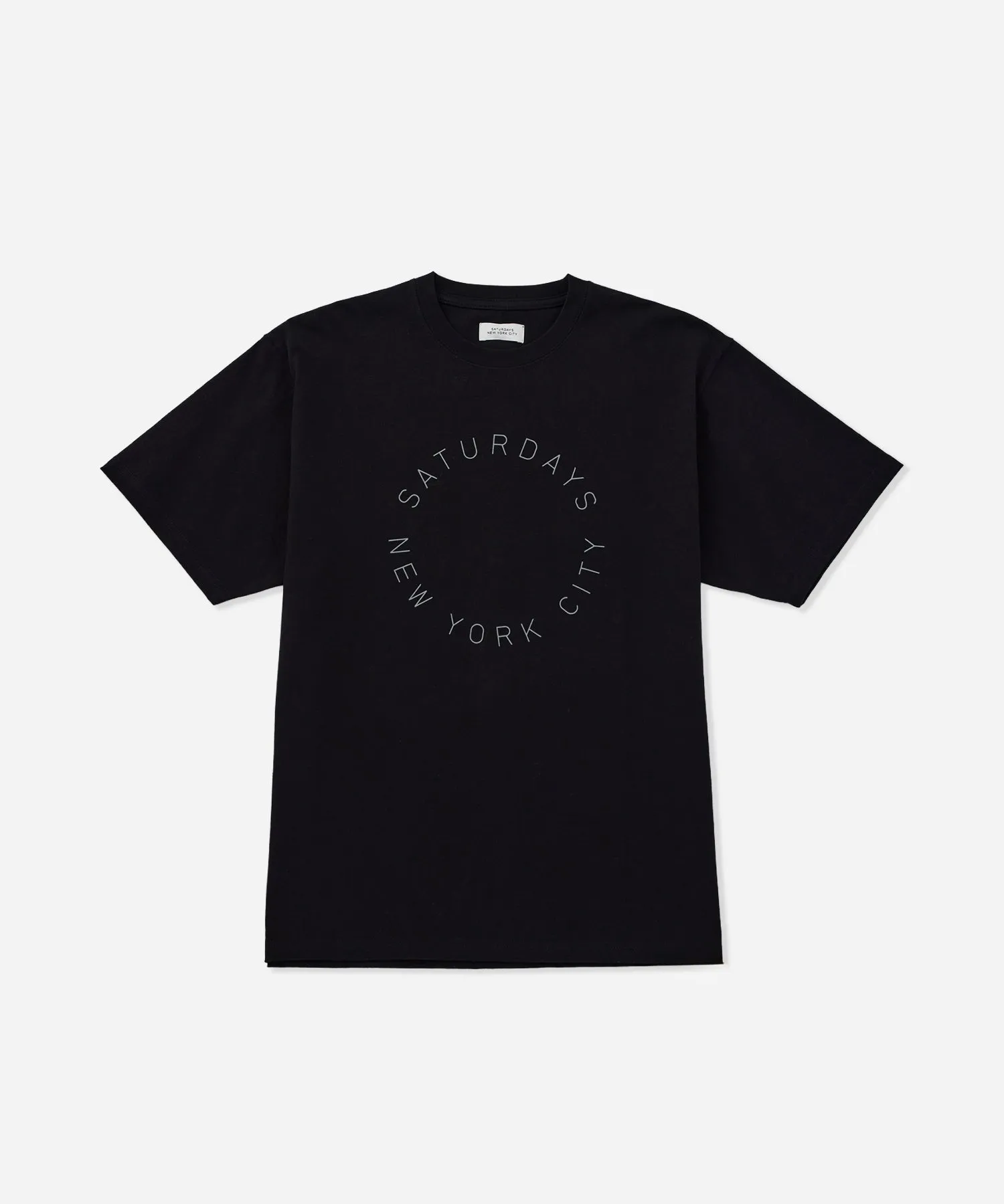 Circular Saturdays Logo Short Sleeve Tee sold by Saturdays New York City