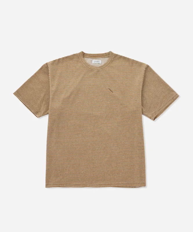 Velour Stripe Relaxed Short Sleeve Tee sold by Saturdays New York City