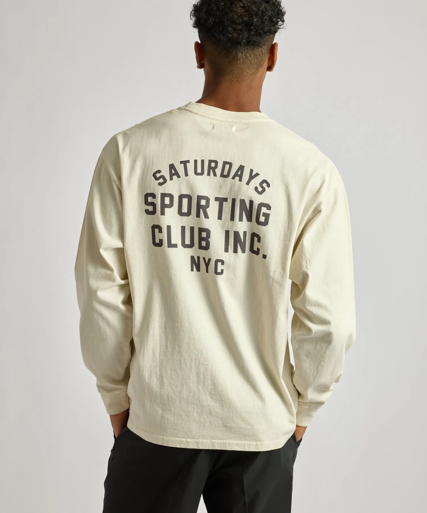 Collegiate Printed Long Sleeve Tee sold by Saturdays New York City product image thumbnail 3
