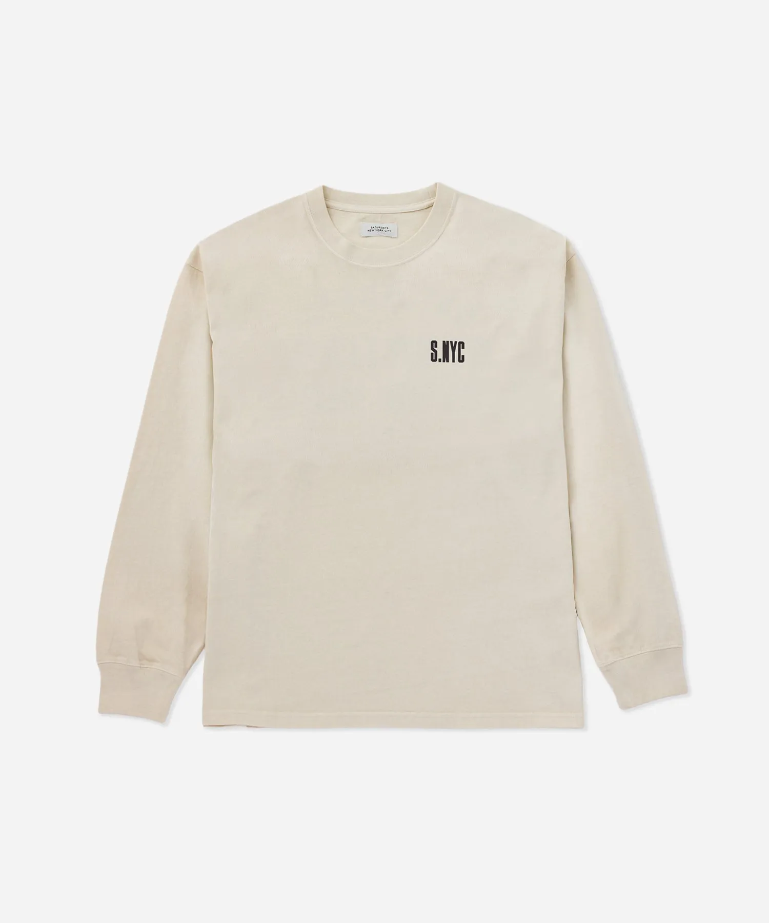 Collegiate Printed Long Sleeve Tee sold by Saturdays New York City