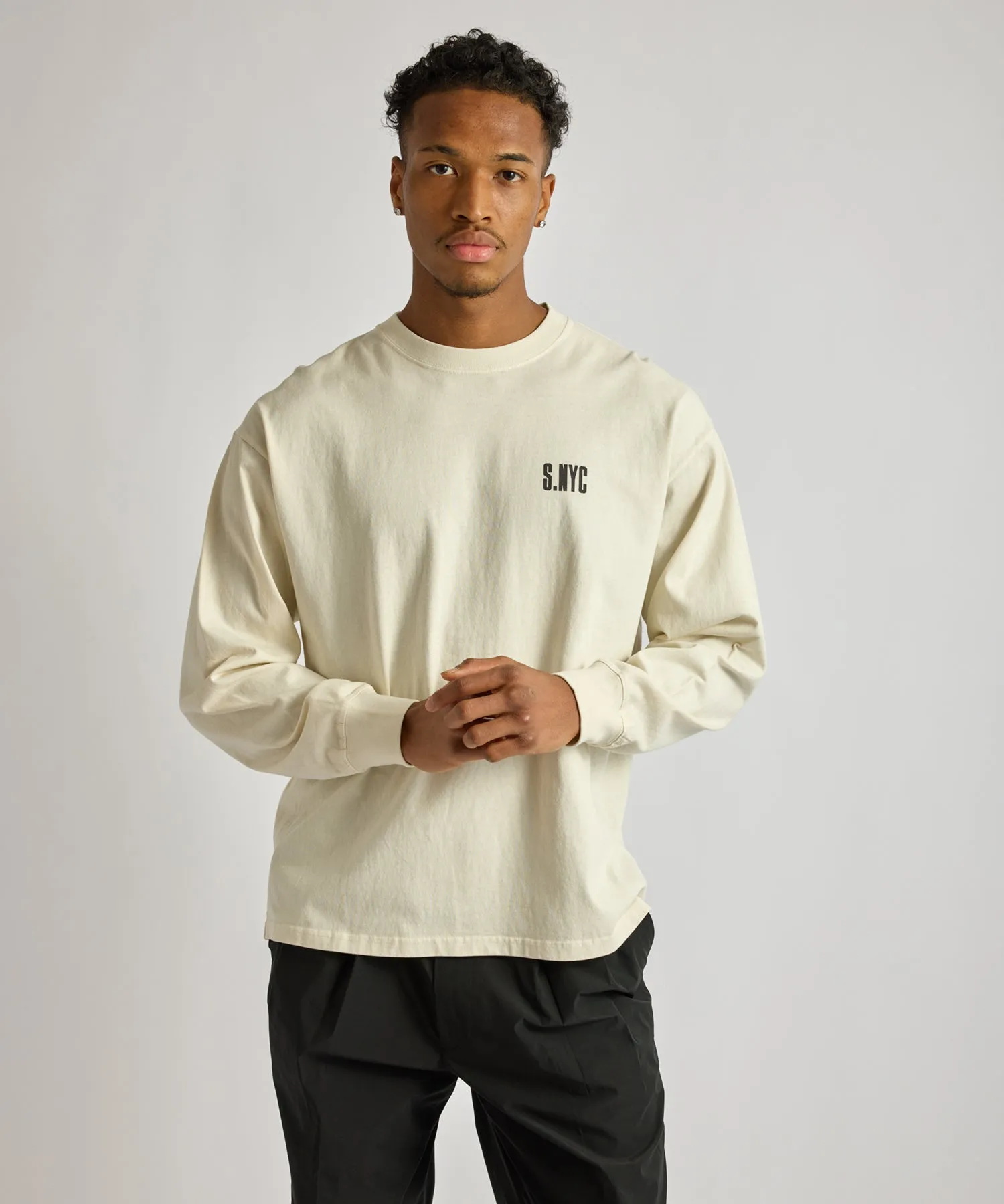 Collegiate Printed Long Sleeve Tee sold by Saturdays New York City product image thumbnail 2