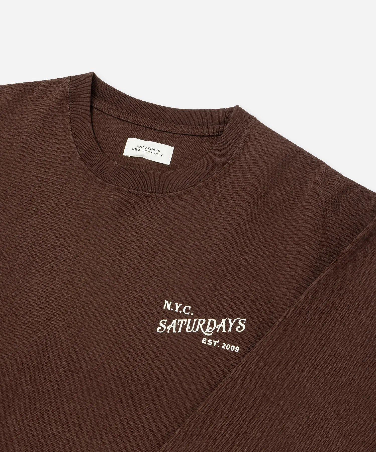 Max Weight Vintage Serif Long Sleeve Tee sold by Saturdays New York City product image thumbnail 5