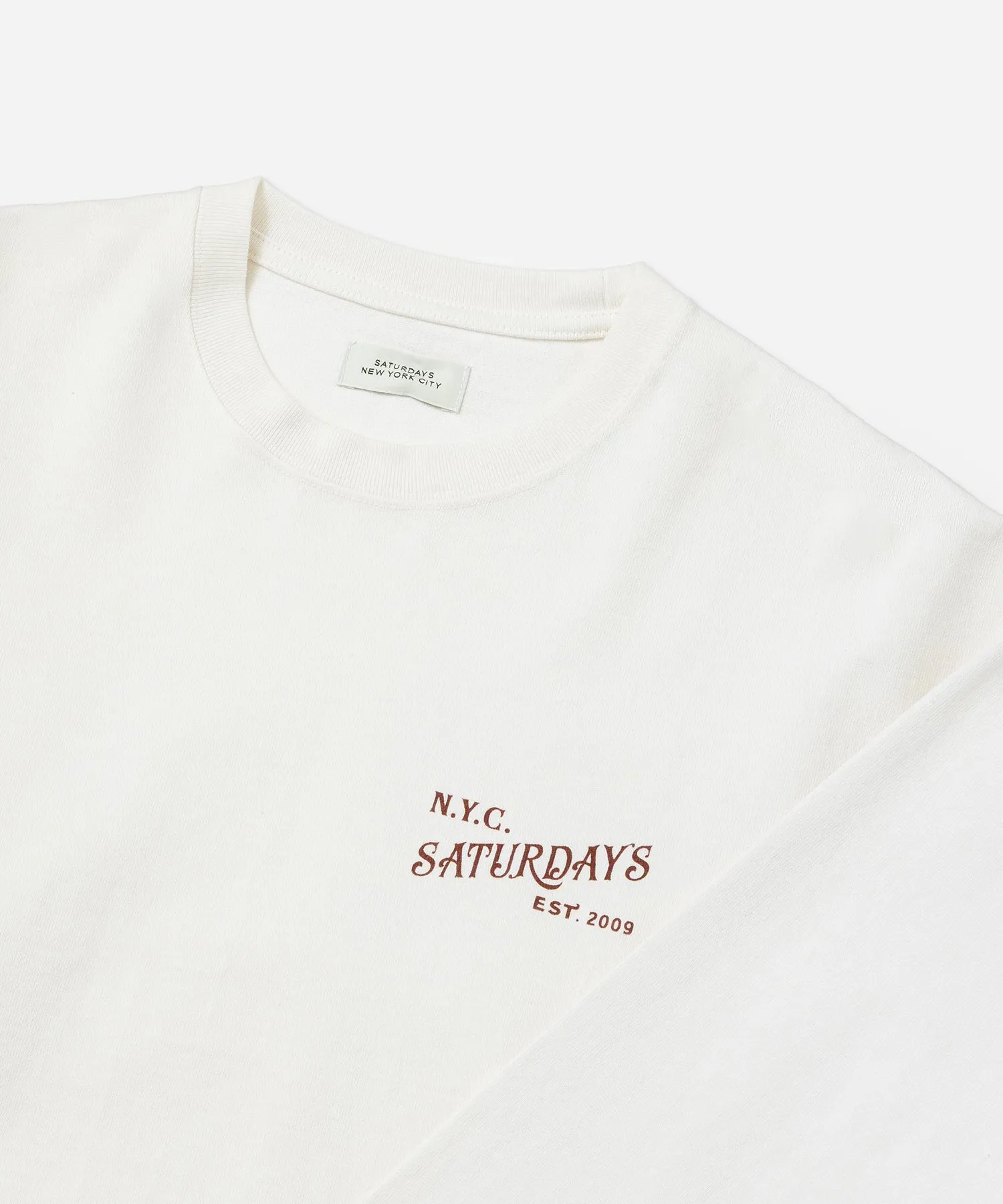 Max Weight Vintage Serif Long Sleeve Tee sold by Saturdays New York City product image thumbnail 5