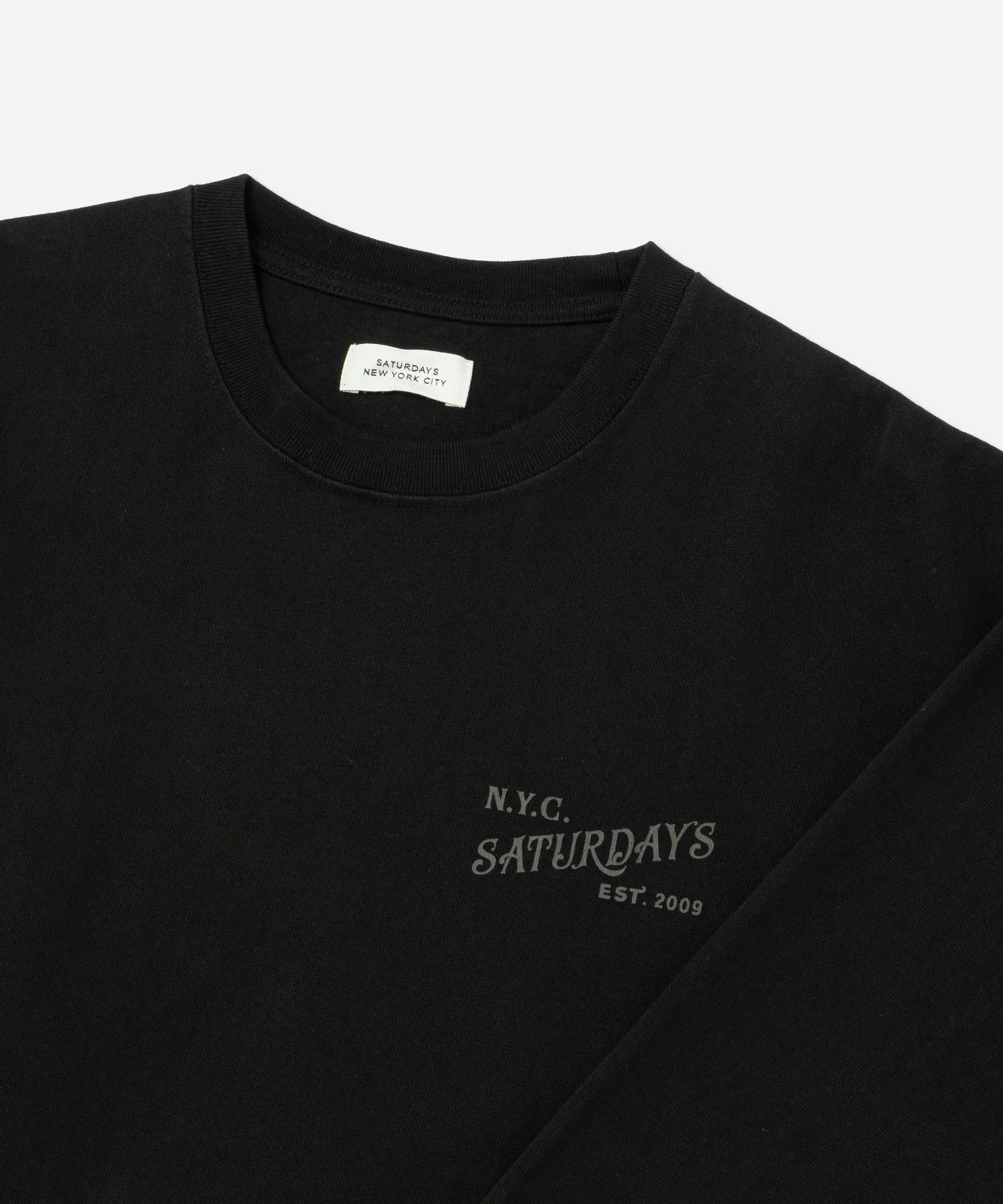 Max Weight Vintage Serif Long Sleeve Tee sold by Saturdays New York City product image thumbnail 5