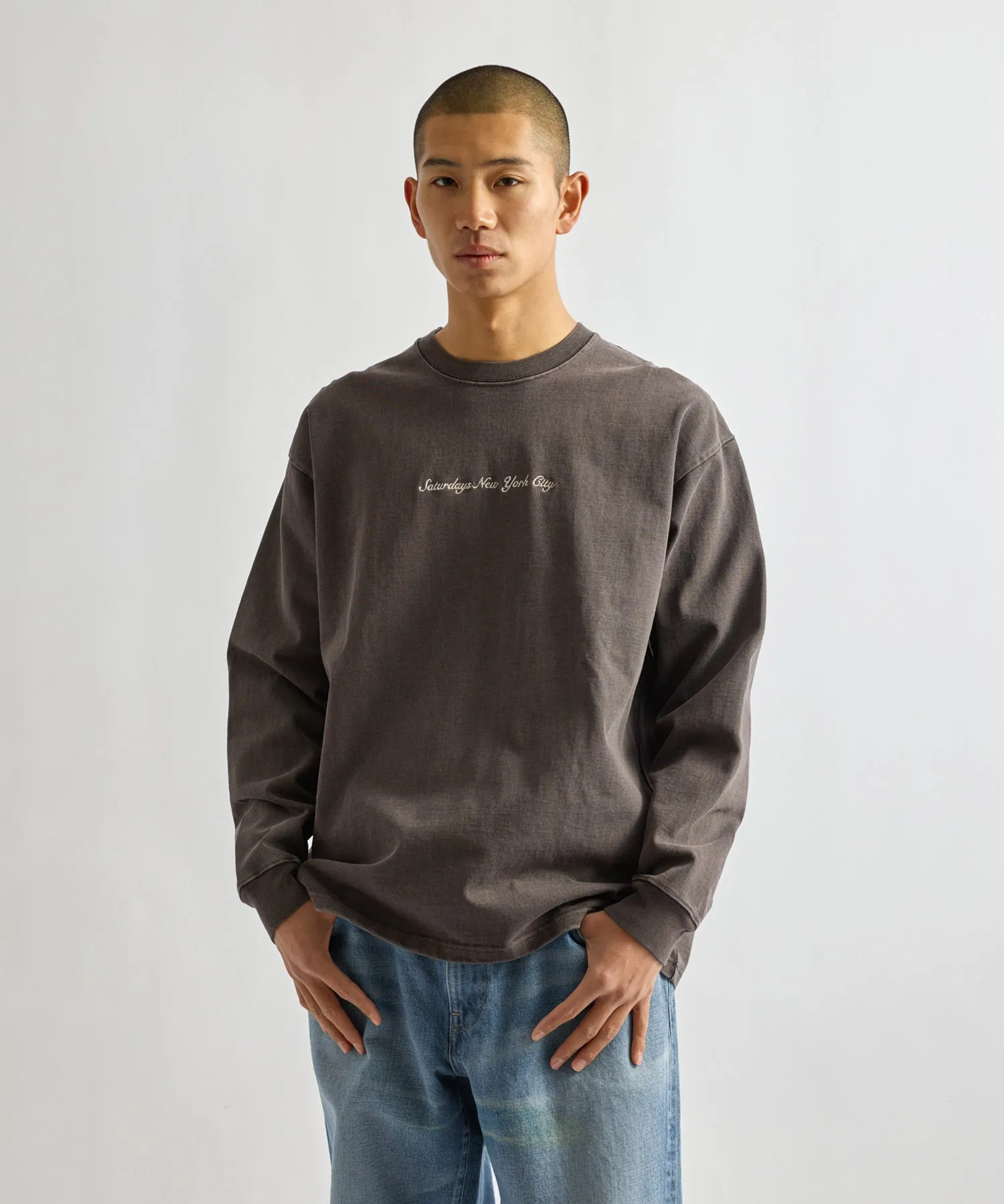 Max Weight Pigment Dyed Tee sold by Saturdays New York City product image thumbnail 2