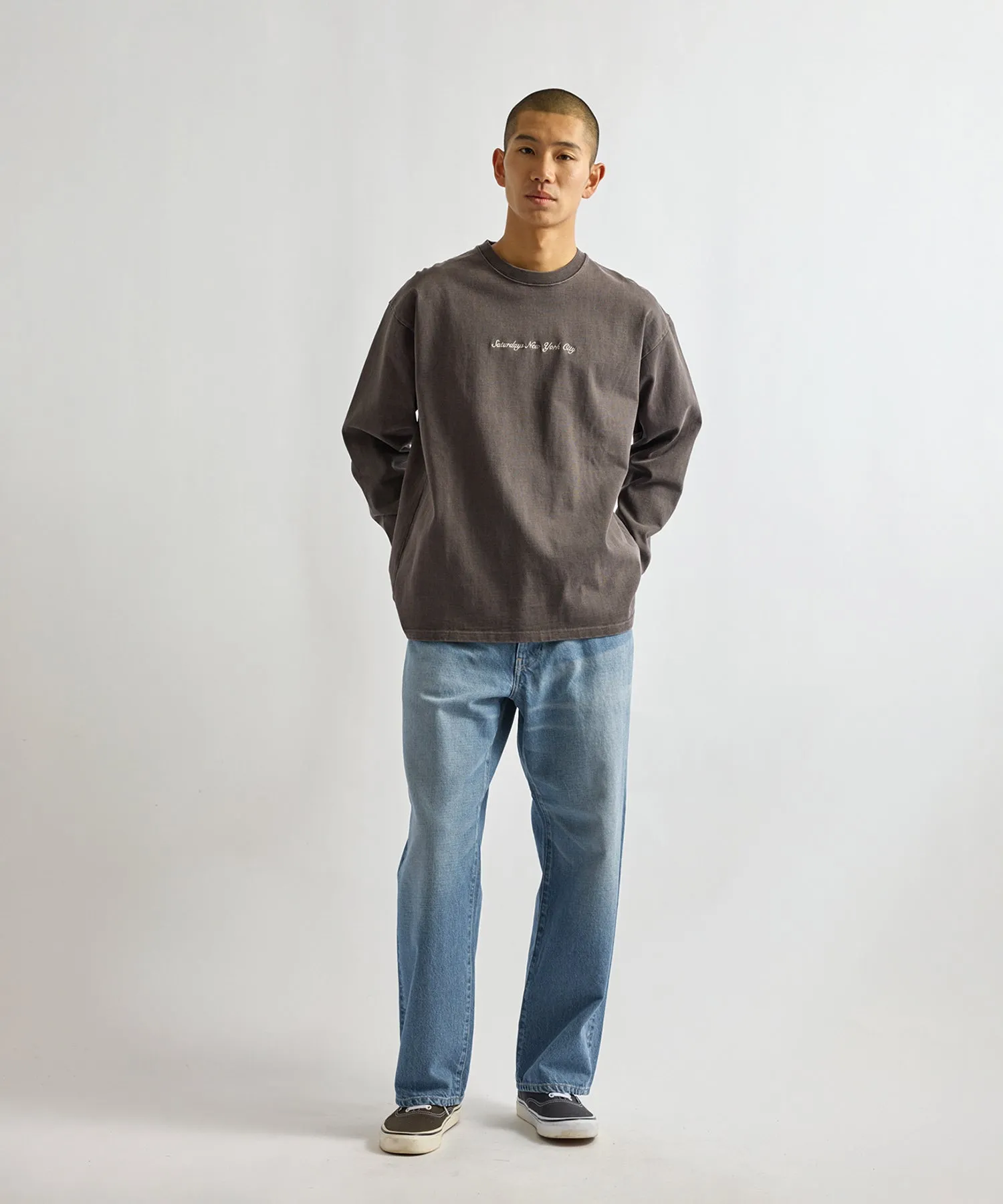 Max Weight Pigment Dyed Tee sold by Saturdays New York City product image thumbnail 3