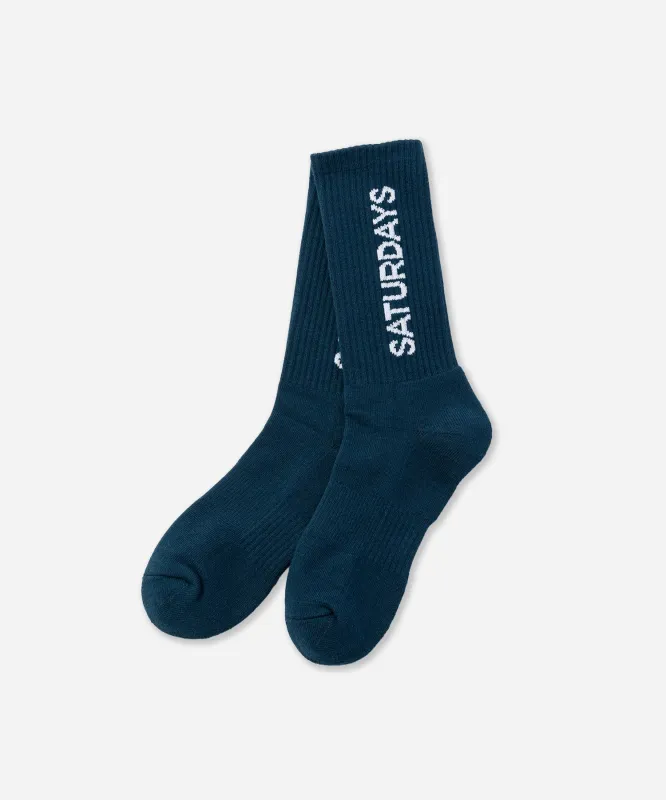 Logo Sock sold by Saturdays New York City