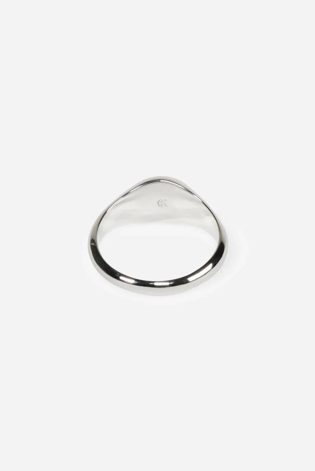 Type 012 Round Signet 925 Sterling Silver sold by Saturdays New York City product image thumbnail 3