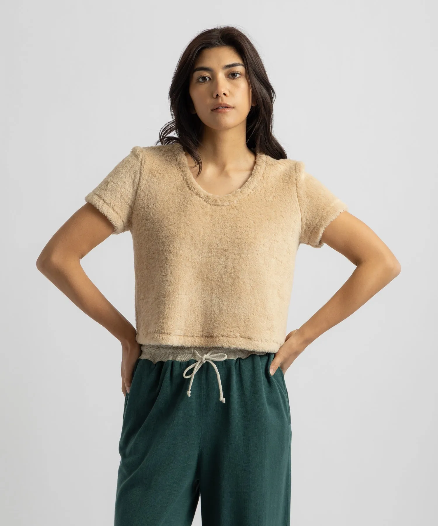 Alexis Shearling Tee sold by Saturdays New York City product image thumbnail 2