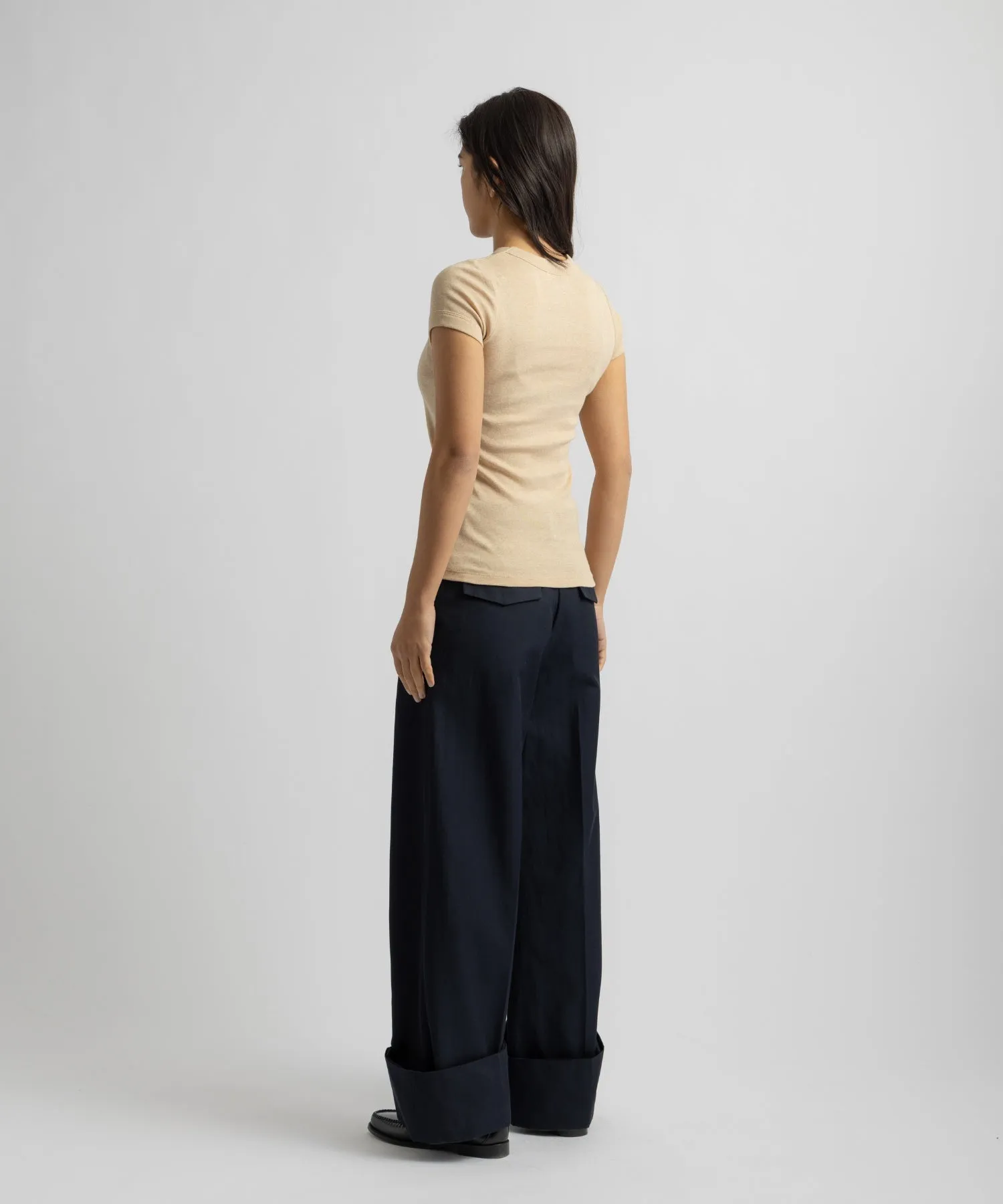 Naomi Ribbed Tee sold by Saturdays New York City product image thumbnail 4