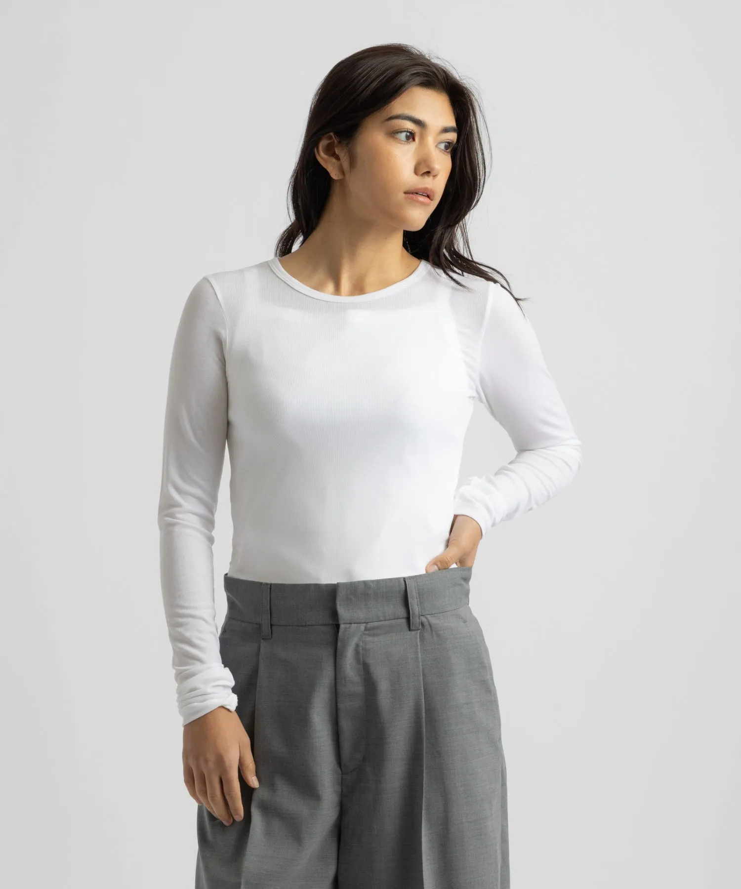 Steff Fitted Long Sleeve Top sold by Saturdays New York City product image thumbnail 2