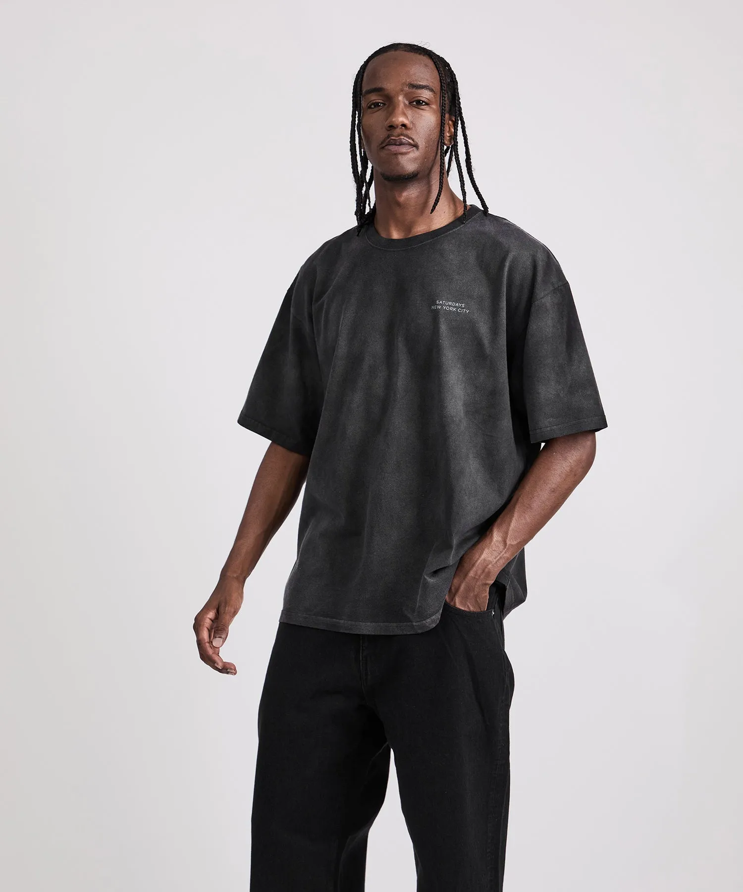 MIYAGIHIDETAKA x Saturdays Bandana Slash T-Shirt sold by Saturdays New York City product image thumbnail 3