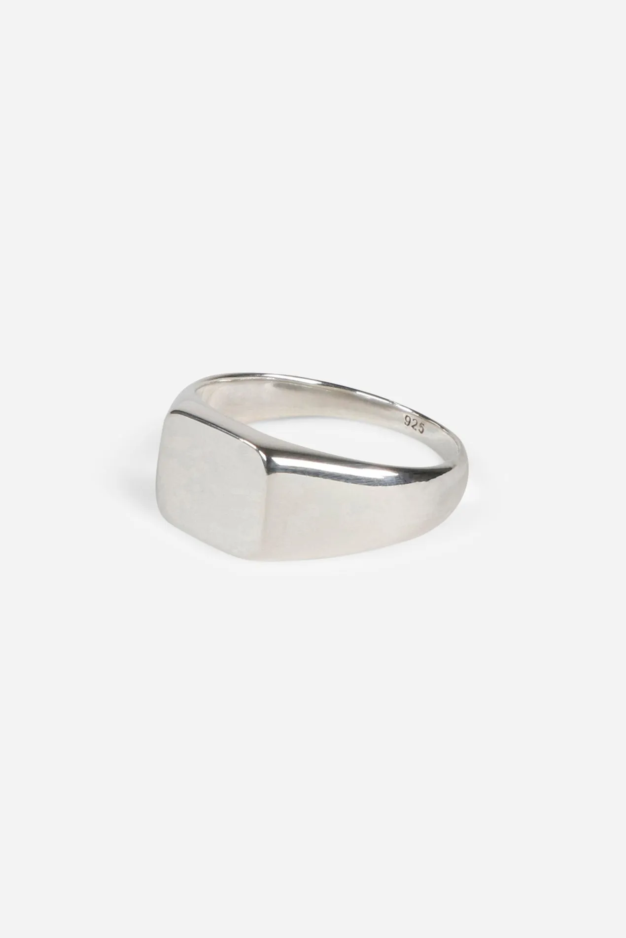 Type 009 Square Signet 925 Sterling Silver sold by Saturdays New York City product image thumbnail 2