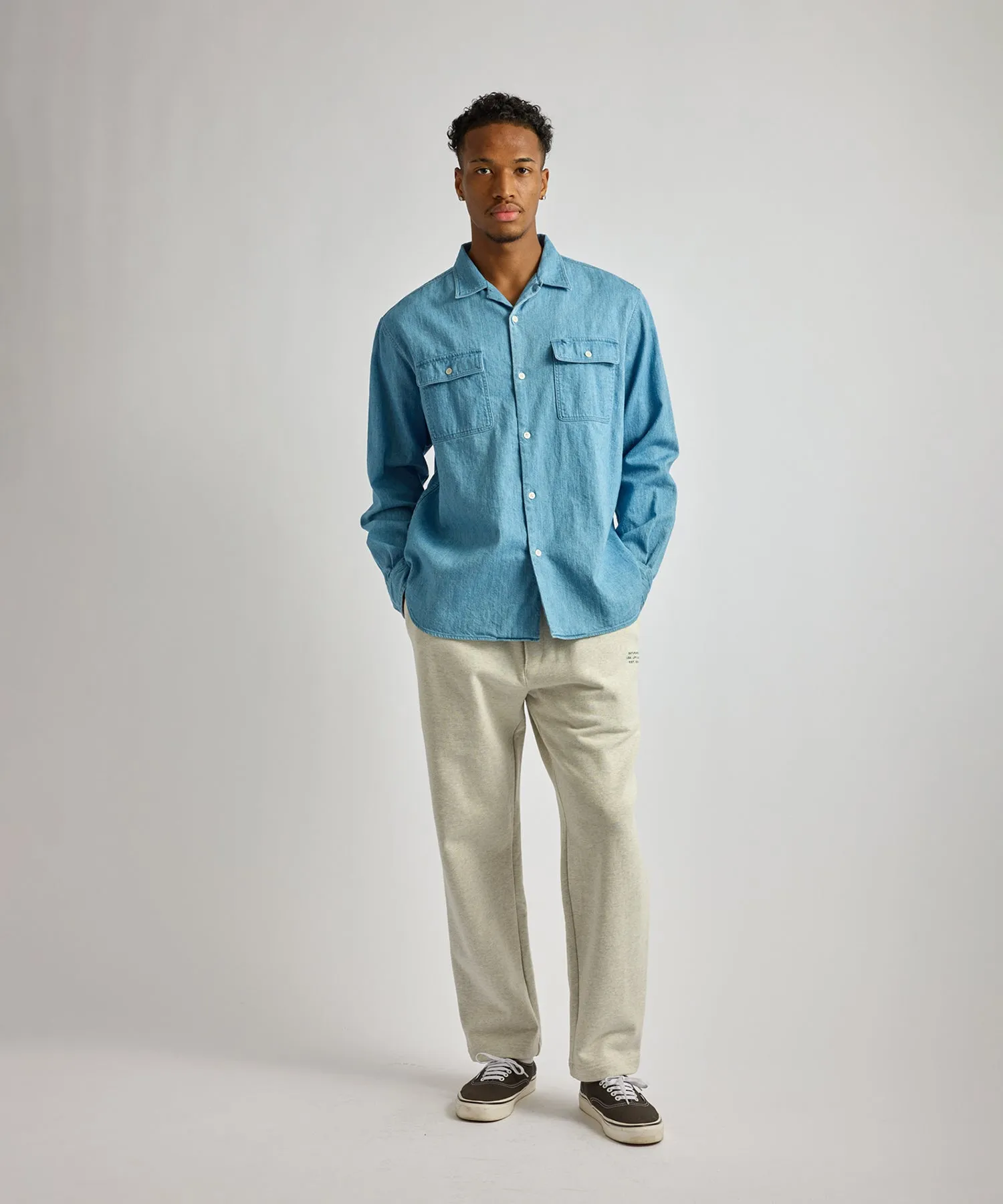 Hanley Long Sleeve Open Collar Shirt sold by Saturdays New York City product image thumbnail 3