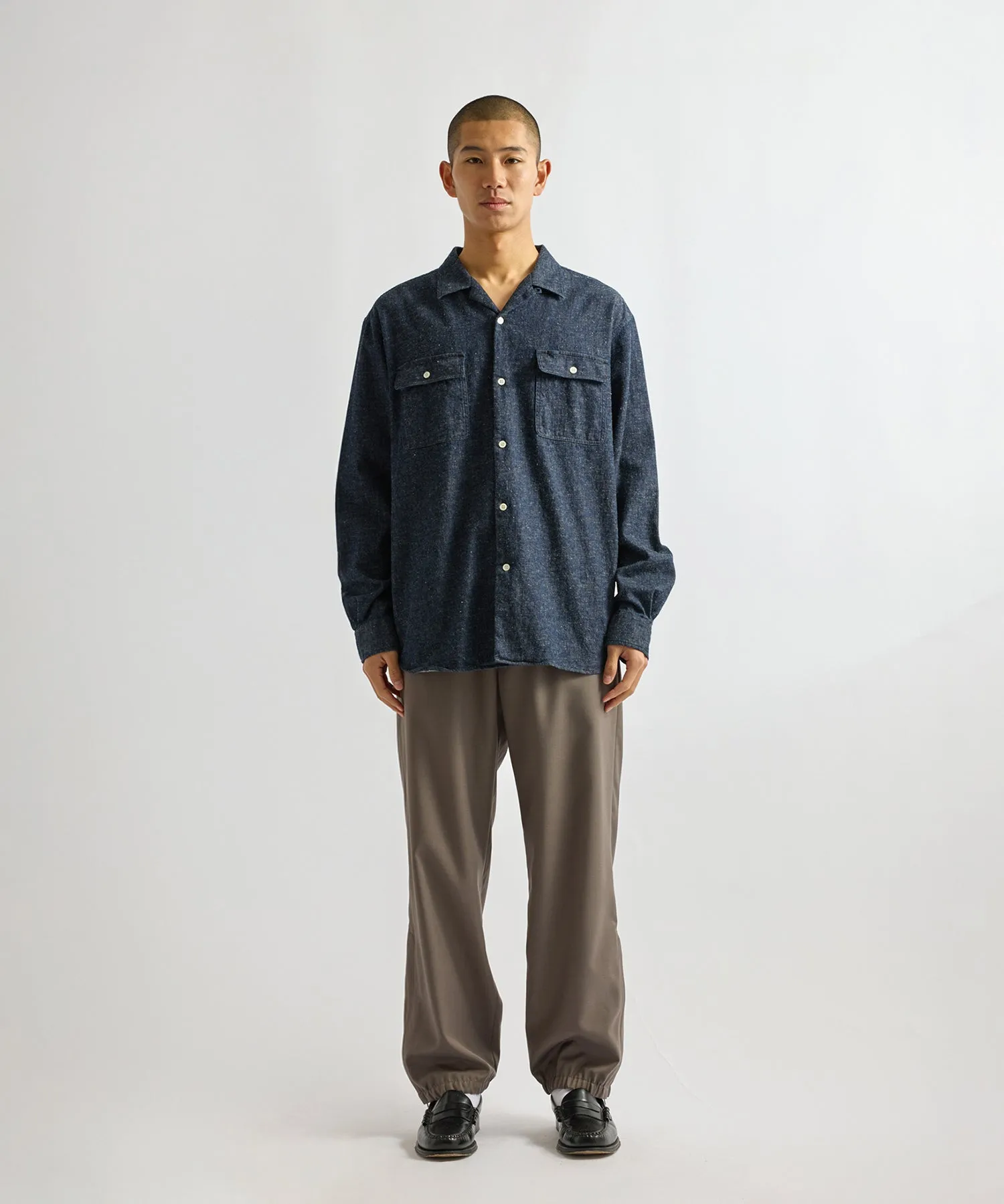 Hanley Long Sleeve Open Collar Shirt sold by Saturdays New York City product image thumbnail 3