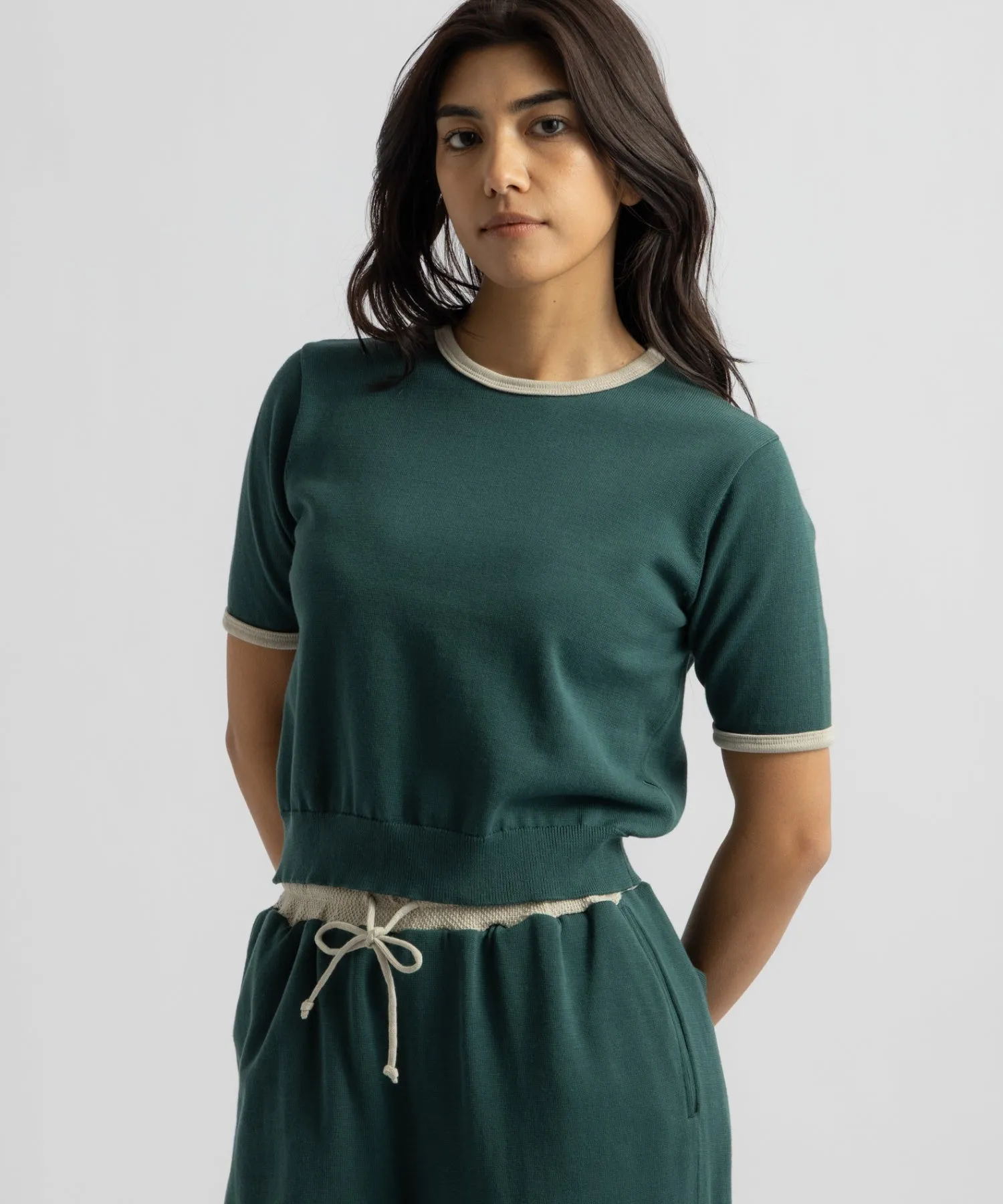 Suzie Compact Knit Short Sleeve Top sold by Saturdays New York City product image thumbnail 2