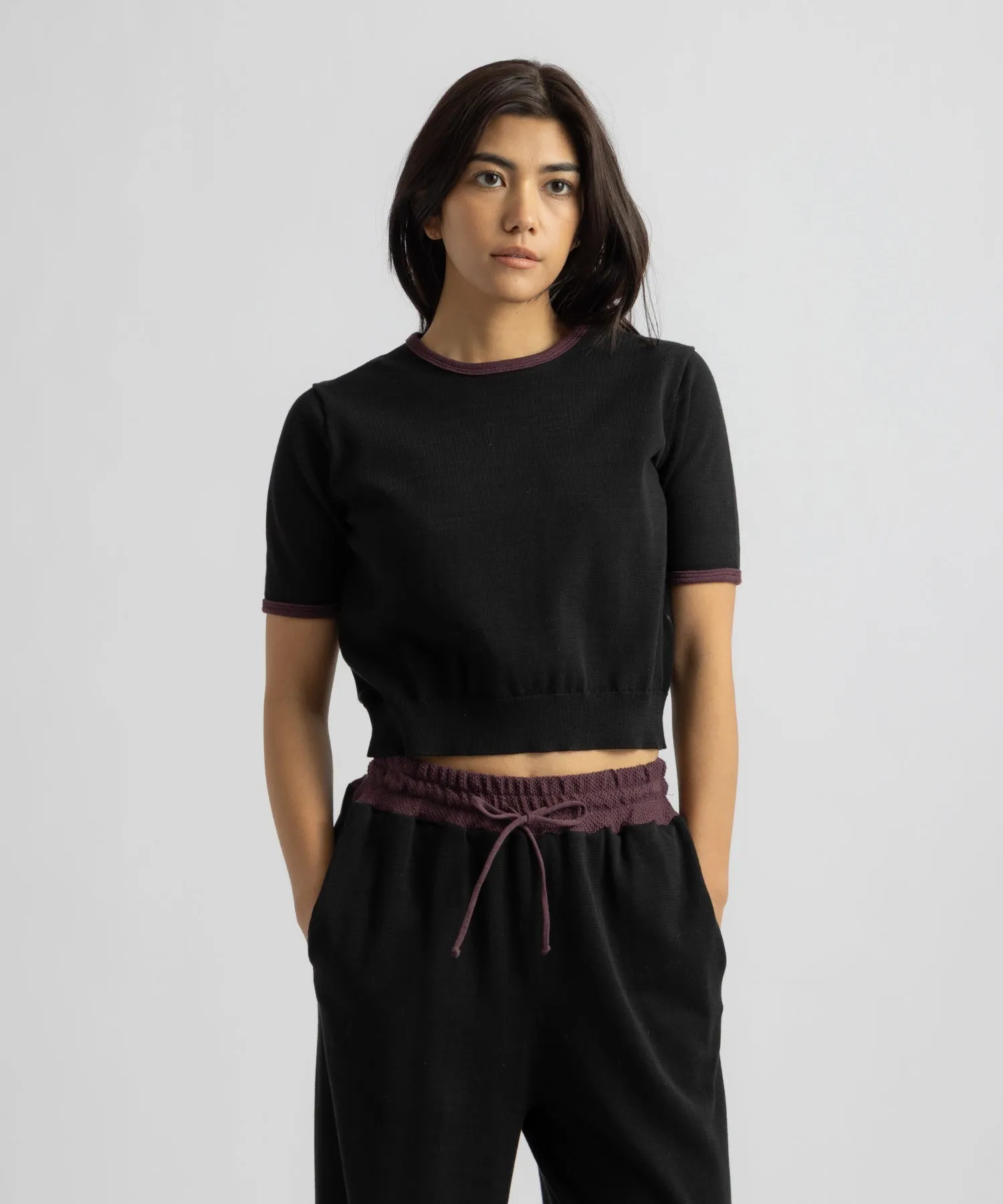 Suzie Compact Knit Short Sleeve Top sold by Saturdays New York City product image thumbnail 2