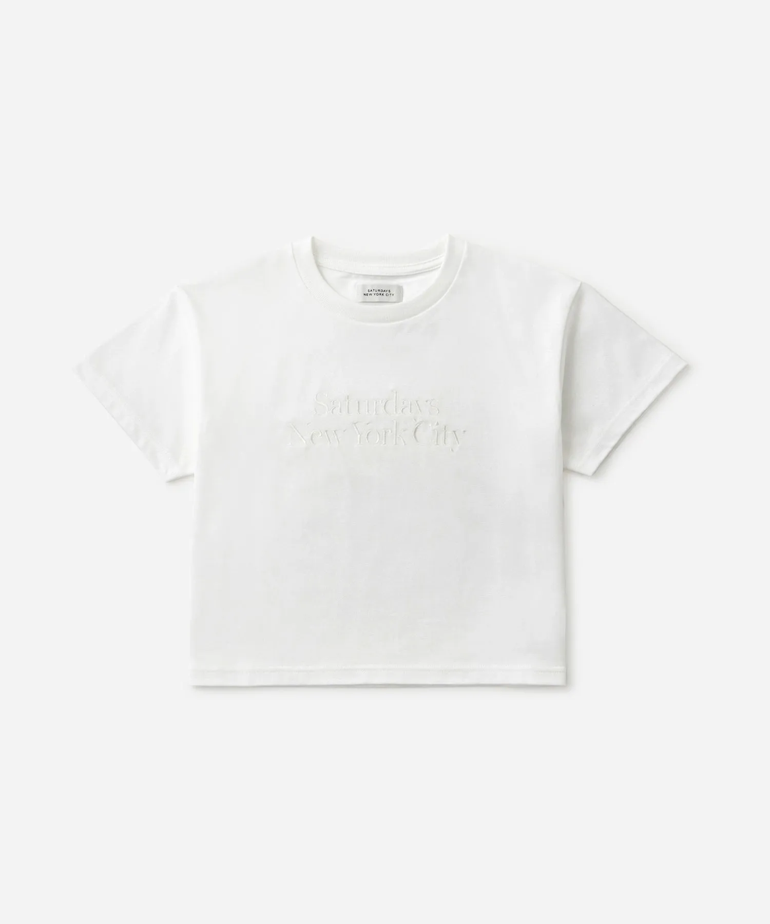Miller Embroidered Short Sleeve Tee sold by Saturdays New York City