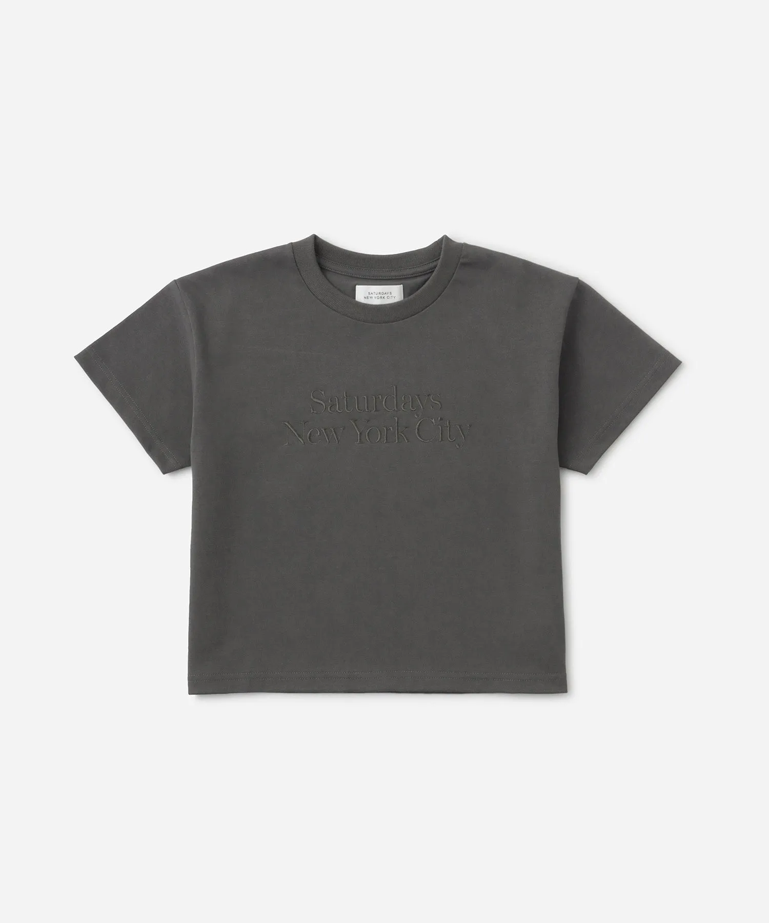 Miller Embroidered Short Sleeve Tee sold by Saturdays New York City