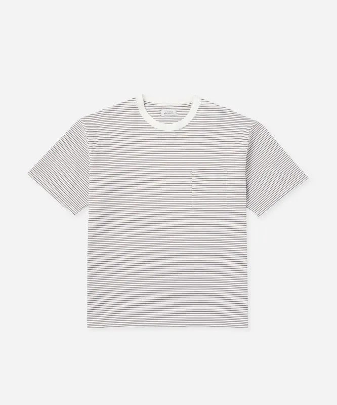 Randall Stripe Relaxed Tee made by Saturdays New York City