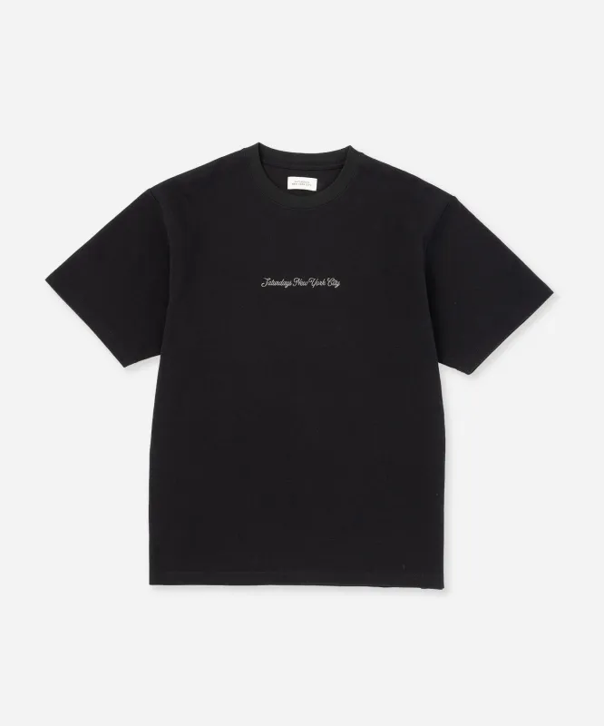 Pique Logo Standard Tee made by Saturdays New York City