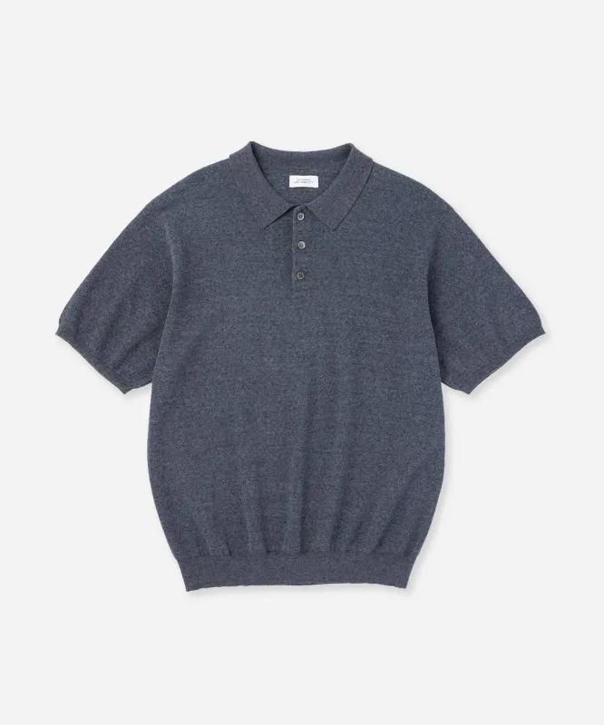 Jahmad Linen Knit Polo made by Saturdays New York City