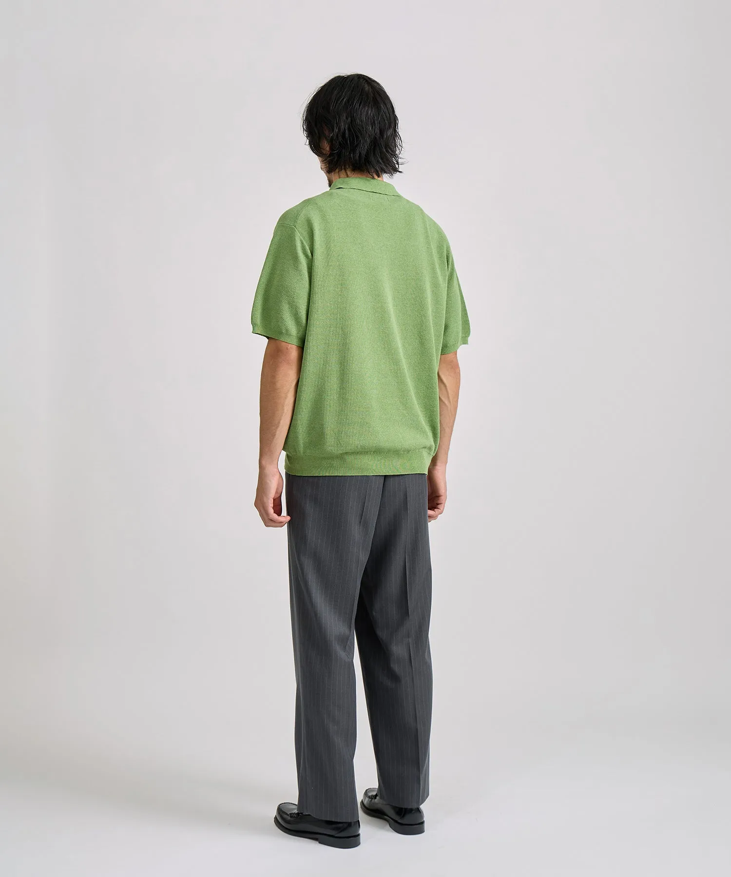 Jahmad Linen Knit Polo sold by Saturdays New York City product image thumbnail 4