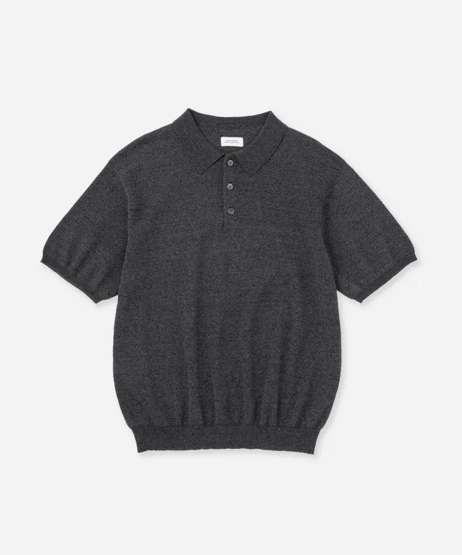 Jahmad Linen Knit Polo made by Saturdays New York City
