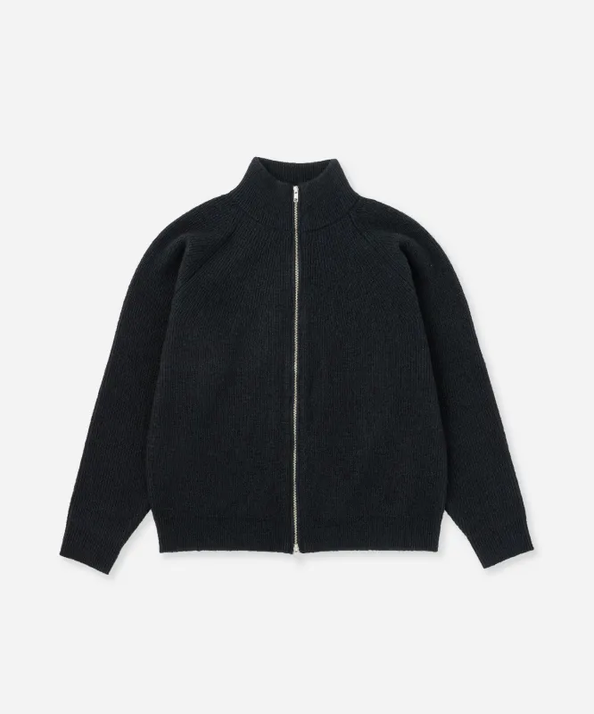 Henderson Brushed Zip Thru Knit made by Saturdays New York City
