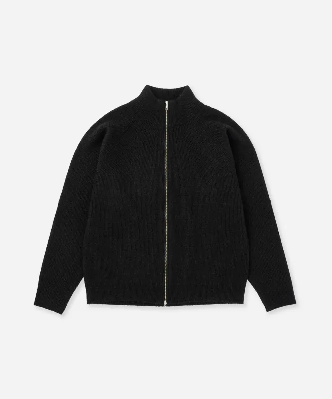 Henderson Brushed Zip Thru Knit made by Saturdays New York City
