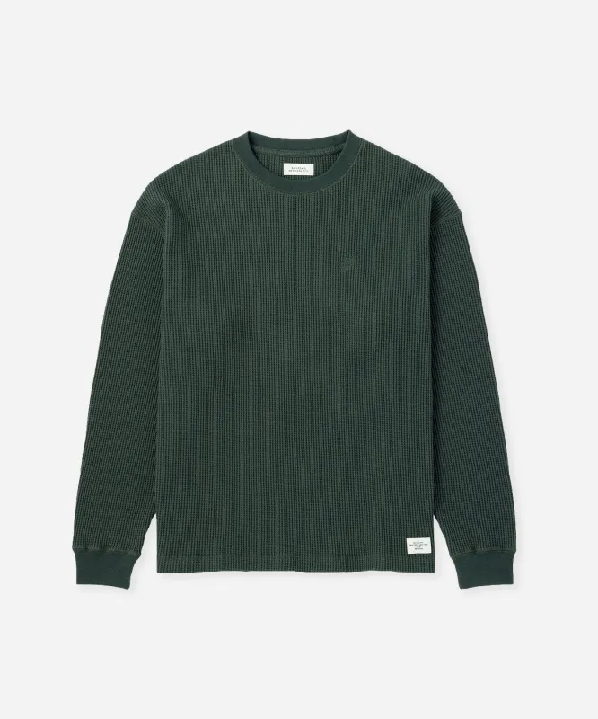 Alex Heavy Waffle Relaxed Top made by Saturdays New York City